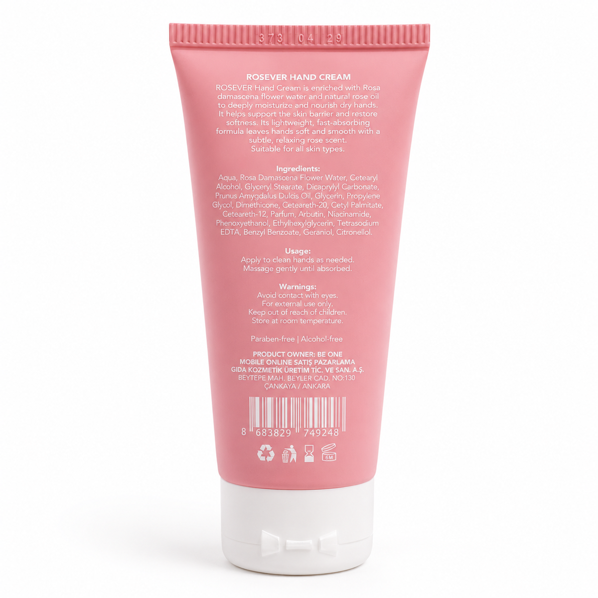 Rose Infused Hand Cream 50 ML